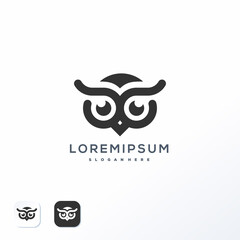 owl logo template ready to use