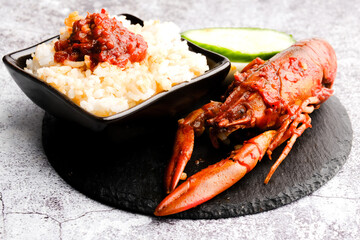 Close up new recipe in Malaysia call 