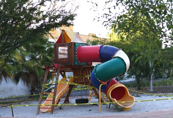 Juegos de Niños clausurados por pandemia coronavirus