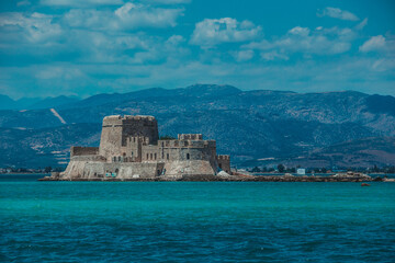 castle on the island of crete greece
