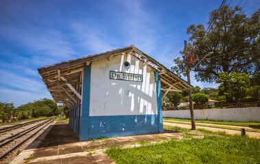 Fototapeta na wymiar Antique station in Pedro Leopoldo