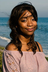 Looking into Camera, Smiling, beach