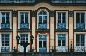 Lievano Palace, Bolivar Square, Bogota old town, Colombia