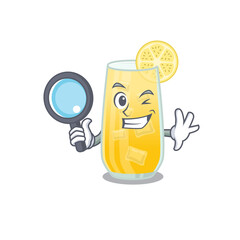 cartoon picture of screwdriver cocktail Detective using tools