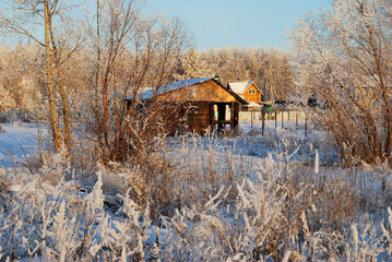 Siberian village, Omsk region, Russia