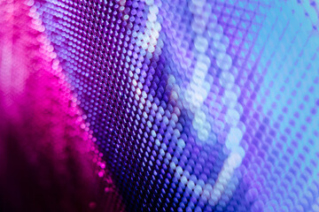 CloseUp LED blurred screen. LED soft focus background. abstract background ideal for design.