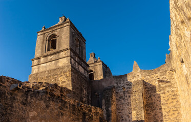 Mission Concepcion aka Mission Nuestra Señora de la Purisima Concepción de Acuña, San Antonio Missions National Historical Park, San Antonio,Texas,USA