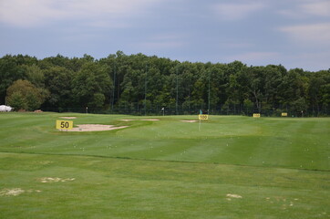 golf course on the golf course