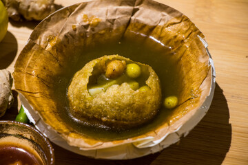 Image of Indian street snacks golgappa © sudarshan