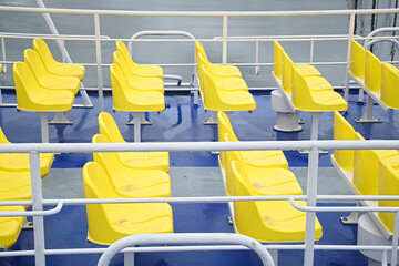 Sièges de bateaux de croisière .