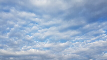 blue sky with clouds