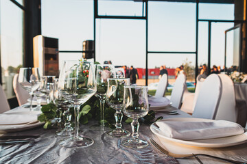 Mesa de los novios copas