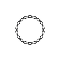 chain steel vector icon illustration design