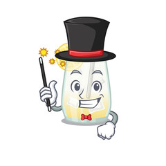 A gorgeous smart Magician of tom collins cocktail cartoon design style