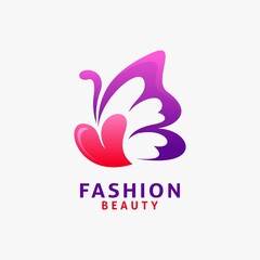 Obraz premium Beauty and fashion logo design