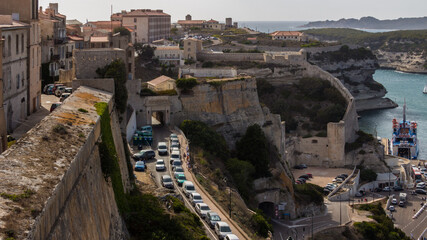 The Citadel of Bonifacio in Corsica

