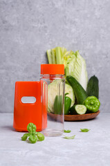 Cooking green vegetable smoothies