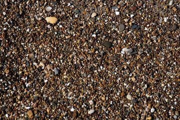 colorful beach sands close up