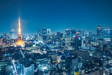 都市風景 東京 夜景