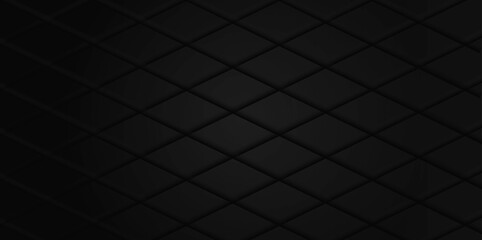 Black diagonal lines background, Dark abstract background, vector illustration.