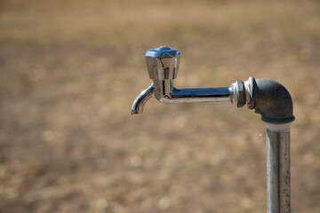 old tap in the garden