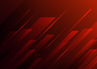 Speed motion futuristic red background.