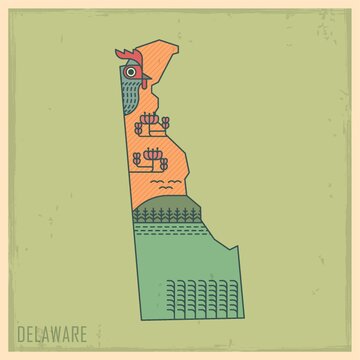 Delaware State Map