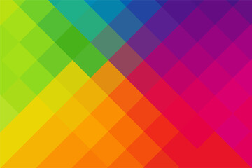 Colorful pixel gradient squares graphics background