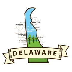 delaware state map