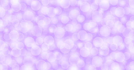 abstract purple white bokeh for background, purple light with bokeh backgrounds banner ad, glowing purple bright shine blurred, defocused bokeh glitter purple soft color for backdrop and wallpaper