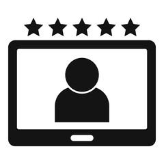 Engaging content icon. Simple illustration of engaging content vector icon for web design isolated on white background