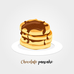 pancake with topping food breakfast 