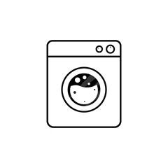 washing machine vector design template illustration