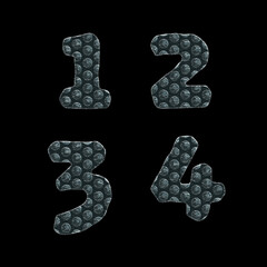 Bubble Wrap alphabet