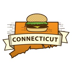 connecticut state map