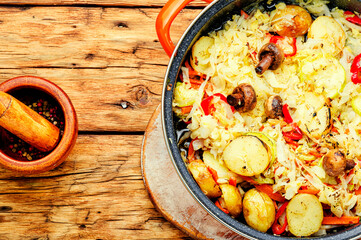 Vegetarian vegetable stew