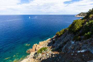 nature around the elba island