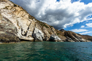 nature around the elba island
