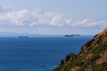 nature around the elba island