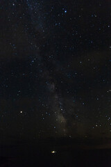 nightscape in mediterranean area