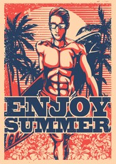 enjoy summer poster