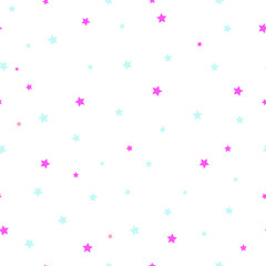 Abstract seamless pattern with stars for wallpaper design