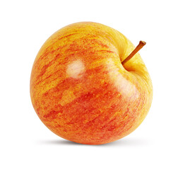 red apple isolated on white background. Clipping path