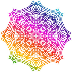 Vector Background With Mandala. Decorative Elements. Arabic, Indian, Ottoman Motifs.