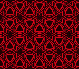 Seamless Lace Geometric Background. Texture For Wallpaper, Invitation. Illustration. Vector