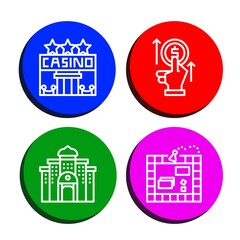 Fototapeta premium Set of cards icons