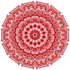 Floral mandala design. Wedding invitation, thank you card, save card, baby shower. Vector illustration