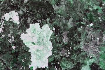 grunge scratched mossy boulder texture - beautiful abstract photo background