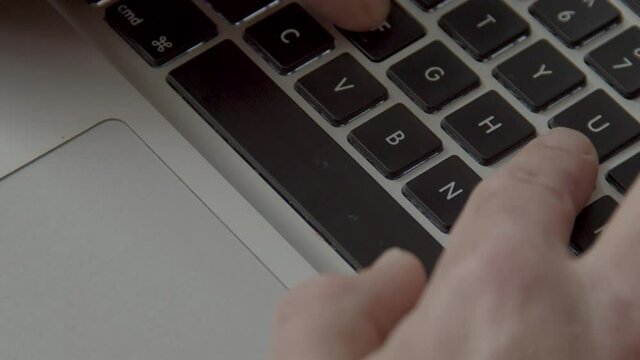 Finger pressing the spacebar in several manners