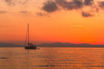 Fototapeta premium cities and coasts of elba island